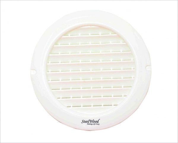 Steelwood Circle Cowl Air Vent Grille Cover Ducting |White, 6 Inch…